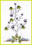 Froggy Tree For All Seasons Card